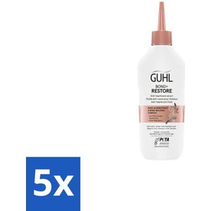 5 x Guhl - Serum - Bond+ Restore Anti-Haarbreuk - 150 ml - Haarbreuk - Haarherstel - Haarbescherming - Anti-haarbreuk Serum - Bond-building