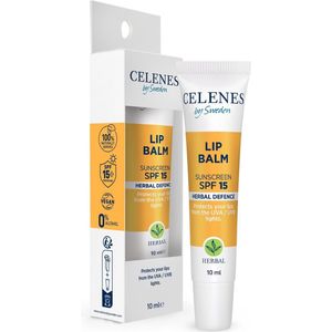 Celenes by Sweden - Herbal Lippenbalsem - SPF15 - Natuurlijke Formule