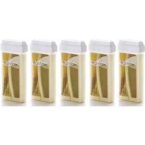 ItalWax 5x Harspatroon Banaan 100ml - Waxen met Bananenhars - 500ml in totaal - Perfect voor Thuis