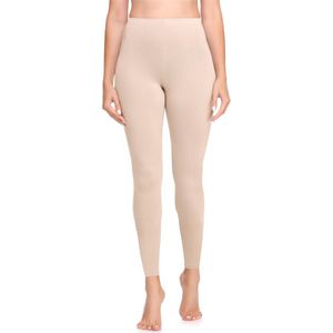 Bellivalini BLV-BLV50-147-LE Dames Leggings - Sport - Vrijetijdsbroek - Lang - Viscose - Sporbroek - Yogabroek - Beige - L