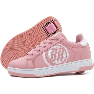 Breezy Rollers Kinder Sneakers met Wieltjes - Roze - Schoenen met wieltjes - Rolschoenen - Maat: 38