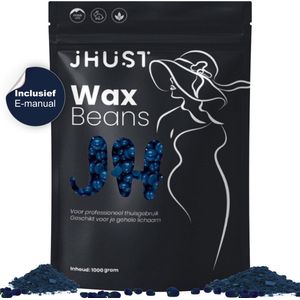 JHust® Wax Parels 1KG Azulene - Wax Beans - Wax Bonen - Wax Korrels - Waxparels - Harskorrels - Hars korrels - Wax ontharen - Wax Pearls - wax parels ontharing - Hars bonen - Hard Wax Beans - Wax - Wax Parels - Hars parels - Kerstcadeau voor vrouwen