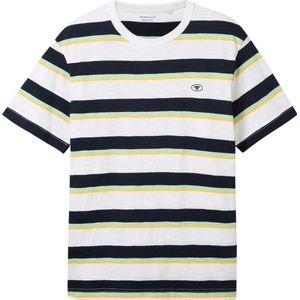 TOM TAILOR striped t-shirt Heren T-shirt - Maat M