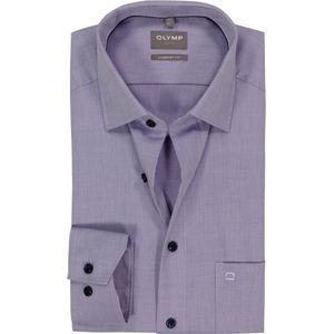 OLYMP - Luxor - Overhemd - Paars - Comfort Fit