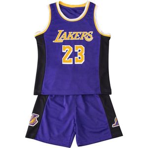 Basketbal Set voor Kinderen - Complete Set met Trui en Shorts