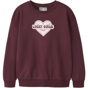 NAME IT - NKFVILOUI LS RLX SWEAT BRU - Sweatshirt - Meisjes - Lange Mouwen