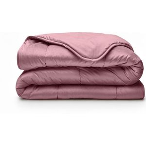 Sleeptime 2 in 1 Velvet Dekbed zonder Overtrek Dekbed - 140 x 200 - Roze