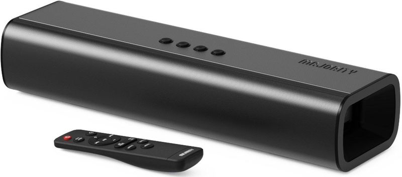 Majority - Naga 40 - Soundbar - Zwart - 2.1 Surround Sound - Inclusief Beugel