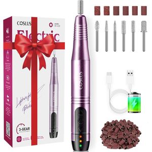 Cordless Portable Electric Nail Cutter 11 in 1 Professional Manicure Pedicure Set for Gel Nails Acrylic Nail Shaping Polishing Callus Removal