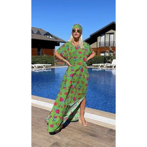 Bohemian Kaftan Dress/Set/Haarband met Pailetten/SIRMAZA