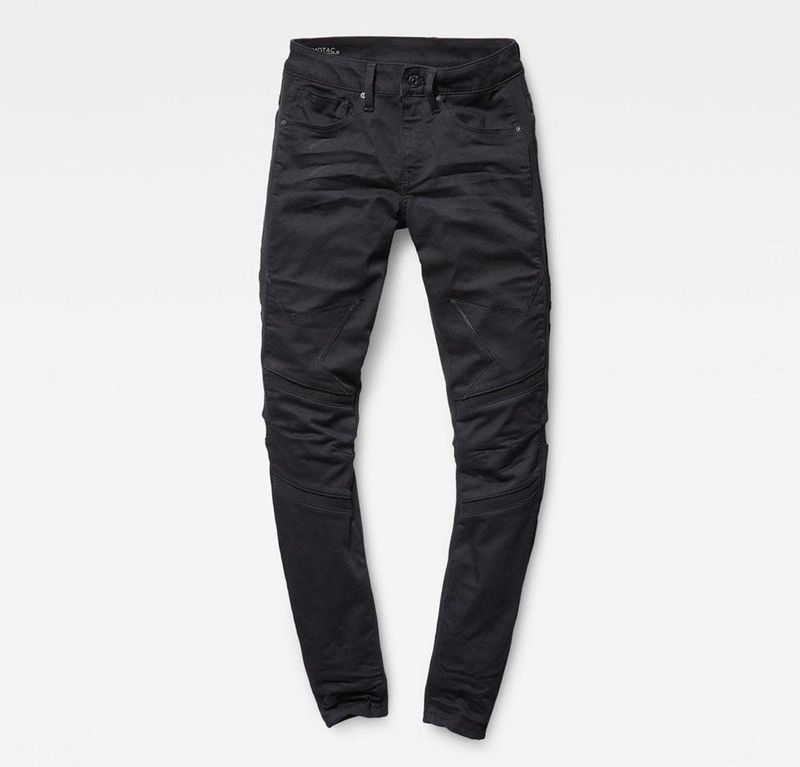 G-star Motac 3d Mid High Waist Skinny Spijkerbroek Zwart 24 / 28 Vrouw
