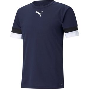 Puma Teamrise Jersey Blauw T-Shirt - Sportwear - Volwassen