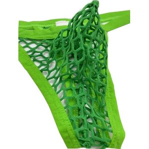String - Groen - Heren - Visnet Motief - Erotisch