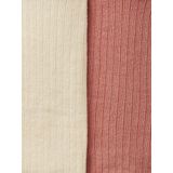 Vertbaudet - Set van 2 Paar Maillots - Geribd Tricot - Voor Babymeisje