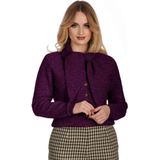 Banned Retro - Cardigan - Bordeauxrood