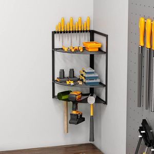Power Tool Organizer Wall Mount - 3 Tier Heavy Duty Tool Storage Rack for Garage Organization and Power Tools