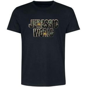 Jurassic Park Jurassic World - Forest Raptor Attack Heren T-shirt - zwart - S