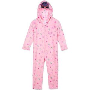 L.O.L Surprise onesie - pyjama - roos - GLITTER ON! - Maat 110 / 5 jaar