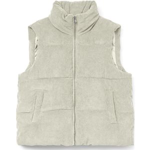 Vero Moda - Vmdebra - Gewatteerd Vest - Beige - Mouwloos - Kort