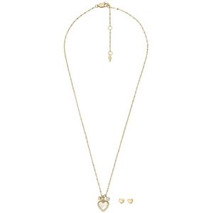 Fossil JF04246SET Geschenkset Damesketting en Oorbellen - 470 mm