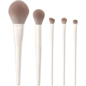 Ainy 5-delig Make Up Kwasten set - synthetische techniques penselen - voor foundation, concealer, blush & oogmake-up | Real professional | cadeau voor vrouwen
