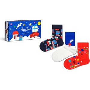 Happy Socks kids giftbox 3P sokken holiday multi