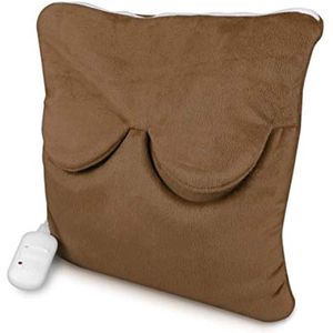 Warmtekussen oplaadbaar - Warmtekussen elektrisch - Warmtekussen nek en schouders - Bruin
