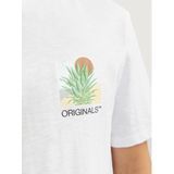 Jack Jones - Joraruba Chest Emb Tee Ss Crew Neck - Heren - t-Shirts