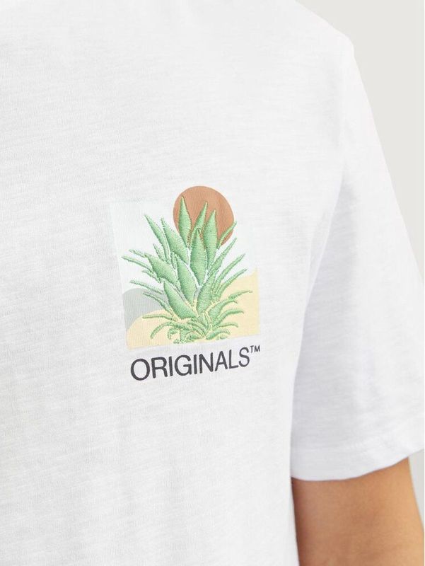 Jack Jones - Joraruba Chest Emb Tee Ss Crew Neck - Heren - t-Shirts