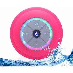 GTB® Douche Radio - Radio - Douche Speaker - Roze - 10cm x 10cm x 6cm