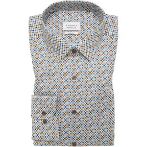 Eterna - Overhemd - Blauw - Slim fit - NON IRON (strijkvrij)