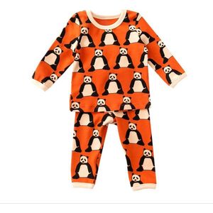 Babycity Pyjama Panda Oranjebruin maat 62/68