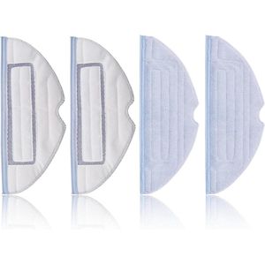 Herbruikbare dweildoeken voor Roborock S8 - Set van 4 stuks (grijs)