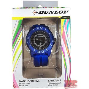 Dunlop Sport Quartz Horloge Diver (Blauw/zilver)