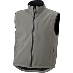 James and Nicholson Heren Waterdichte Softshell Vest (Olijfgroen)