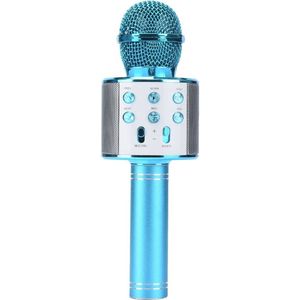 Karaoke Microfoon - Bluetooth Speaker - Blauw