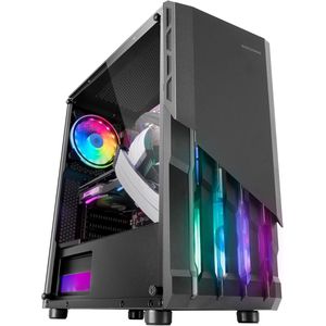 PC Gaming ATX Case met Stalen Front en FRGB Verlichting