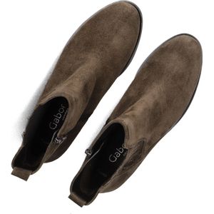 Gabor 022 Enkellaarsjes - Enkelboots met rits - Dames - Bruin - Maat 41