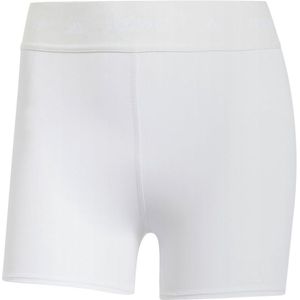 Adidas Techfit Stay In Play 5´´ Korte Leggings Wit L Vrouw