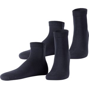 JOOP! Sokken Unisex premium essential organic cotton Quarter 2p Set van 2