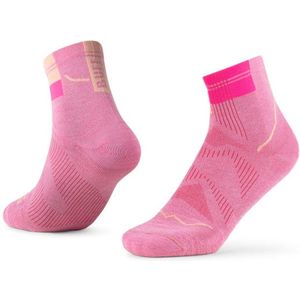 Buff | Coolnet | Quarter | Hardloopsokken | Unisex | Pink | 36-38 -