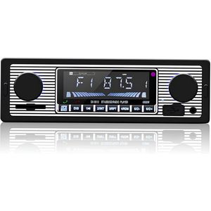 Car Radio with Bluetooth, 4 x 60W Car Audio FM Radio, USB/MP3/AUX Port, Hands-Free Calling with Wireless Remote Control
