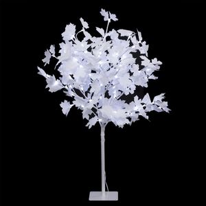 Kunstkerstboom wit - H90 CM - 92 LED - Kerstdecoratie - Decoratieve verlichting - Buiten en binnen