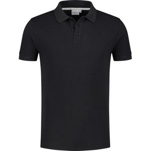 Santino Max Polo-shirt korte mouwen - Geen bedrukking - Donkergrijs - S