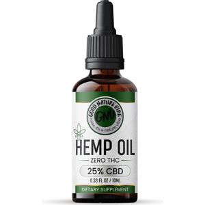 Good Nature Vibe CBD olie 25% 10ML - 100% Natuurlijke CBD-olie kopen zonder THC - MCT olie voor maximale opname door het lichaam - Smaakloos & Op basis van vezelhennep geen Cannabis - Hoge kwaliteit Pure Cbd olie kopen voor hem en haar