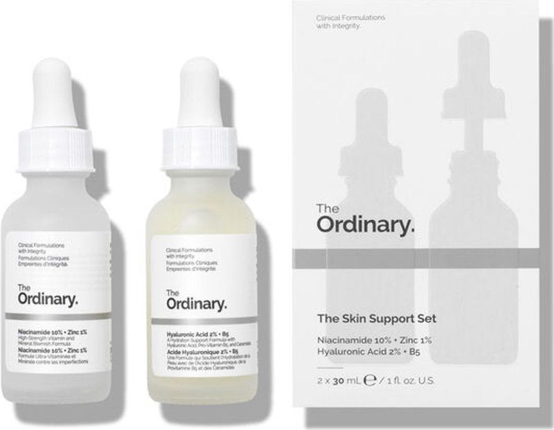 The Ordinary The Skin Support Set - Niacinamide 10% + Zinc 1% 30ml - The Ordinary - Hyaluronic Acid (HA) 2% + B5 30 ml