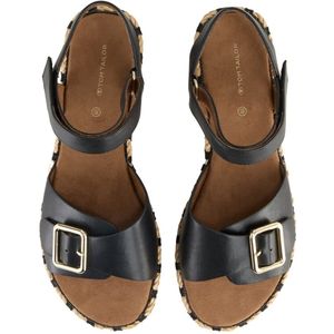 Sandalen - Beige - Bastsohle - Met Klettverschluss