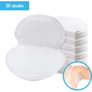 DIVERZA Anti-Transpirant Okselpads – 20 stuks - Anti-Zweet Pads – Okselpads – Zweet bescherming – Zweet absoberends pads – Anti zweet stof – Katoen