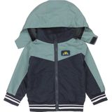 Dirkje - V-ISLAND - Jongens Jas - Blauw en Groen