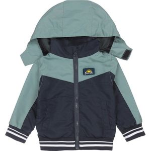 Dirkje - V-ISLAND - Jongens Jas - Blauw en Groen
